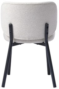 Scaune de dining albe 2 buc. Swan – Unique Furniture