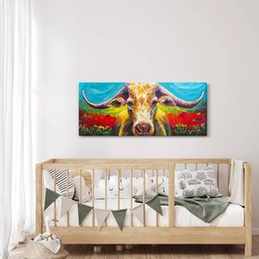 Tablou - Vacă pictată (120x50 cm)
