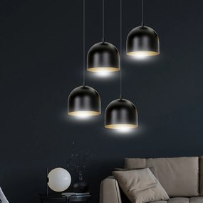 Suspensie Aero 4 Black / White 263/4 Emibig Lighting, Modern, E27, Polonia