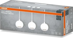 Osram - Lustră suspendată pe cablu SPOT SPHERAL, 3x GU10/6W/230V, albă