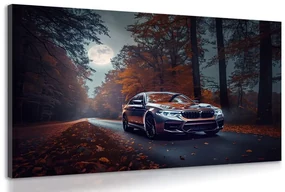 Tablou BMW în lună plină