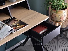 Masă PC Aspart (stejar + negru). Promo -12%. 1109727
