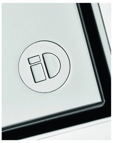 Organizator de baie negru mat pentru cosmetice din plastic reciclat Nail Station – iDesign