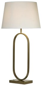 Veioza/Lampa de masa decorativa Modish bronz/alb