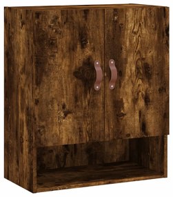 vidaXL Dulap de perete, stejar fumuriu, 60x31x70 cm, lemn compozit