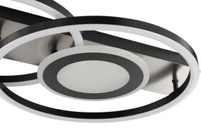 Brilliant - Plafonieră LED cu intensitate reglabilă MAUREEN LED/27W/230V, neagră