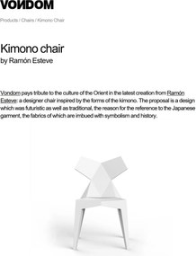 Set de 4 scaune de exterior / interior moderne design geometric KIMONO 54299