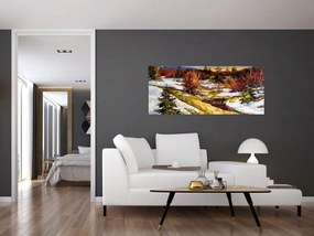 Tablou - Sosirea primăverii (120x50 cm)