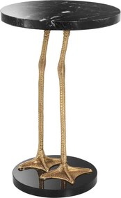 Masa laterala design LUX Lagoon negru 112201 HZ