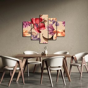 Tablou - Flori de epocă (150x105 cm)