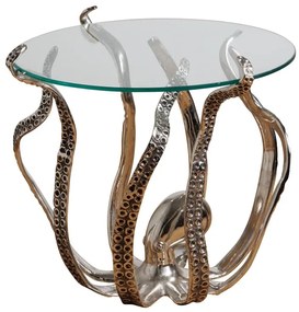Masuta laterala, din aluminiu si sticla, Octopus