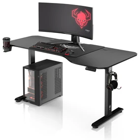 Birou Cu Înalțime Reglabilă Diablo X-Tensio 1600 Negru