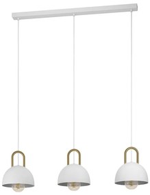 Lustră pe cablu CALMANERA 3xE27/40W/230V albă Eglo 99696