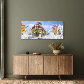 Tablou - Căsuță de turtă dulce (120x50 cm)