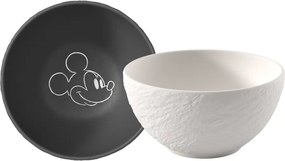 Bol pentru cereale Manufacture Rock - Mickey Mouse, 2 buc - Villeroy & Boch