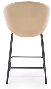 Scaun de bar H121 bej/negru