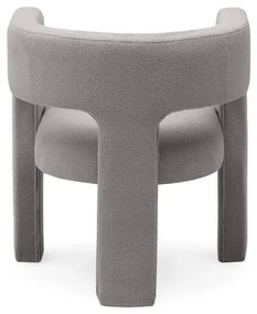 Fotoliu design gri deschis ALPAH LOOP