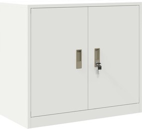 vidaXL Dulap de depozitare Alb 80 x 40 x 70 cm Oțel