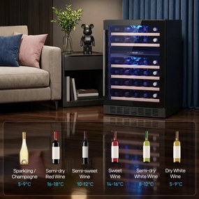 HOMCOM frigider compact adâncime mică 40 vitrină | Aosom Romania