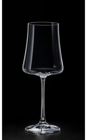 Set 6 pahare pentru vin Crystalex Xtra, 360 ml