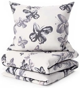 Lenjerie de pat din microfibra BLACK BUTTERFLY crem Dimensiune lenjerie de pat: 2 buc 70 x 80 cm | 160 x 200 cm