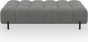 Taburet Tapitat cu Picioare Ferivo, gri bouclé – Royal 03