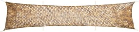 vidaXL Plasă de camuflaj cu geantă de depozitare, nisipiu, 706x140 cm