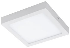 Eglo 33316 - Plafonieră LED RGBW dimabilă FUEVA-C LED/15,6W/230V 22,5x22,5cm alb