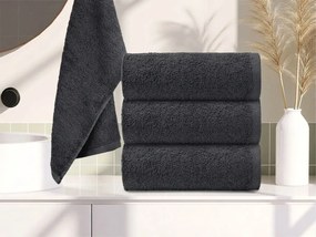 Prosop copii Bella gri inchis 30x50 cm, 100% bumbac