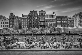 Fotografie AMSTERDAM Singel With Flower Market, Melanie Viola