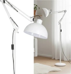 BRILAGI - Lampă de podea flexibilă TASKER 1xE27/60W/230V 157 cm albă