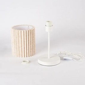 Brilagi - Lampă de masă NORDIC WAVE 1xE27/15W/230V in/alb