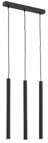 Lustra cu Pendule LED tubulare stil minimalist ETNA 3 negru