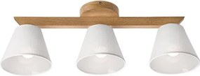 Lustr ANTONIO 3xE14/40W/230V, montaj plafon, stejar