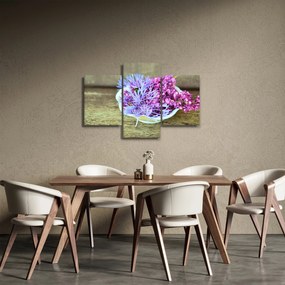 Tablou - plantă violetă (90x60 cm)