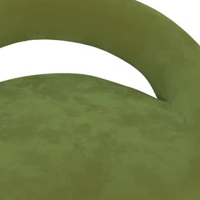 Scaune de bucatarie pivotante, 4 buc., verde deschis, catifea 4, Lysegronn