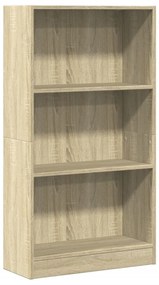 857805 vidaXL Bibliotecă, stejar sonoma, 60x24x109 cm, lemn prelucrat