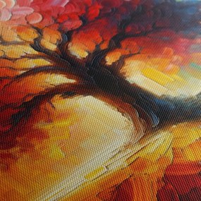 Tablou arborele vieții în culorile curcubeului