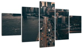 Tablou cu Manhattan (125x70 cm), în 40 de alte dimensiuni noi