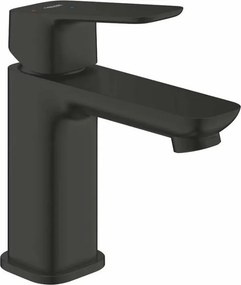 Baterie lavoar Grohe Cubeo S monocomanda finisaj negru mat cu ventil Push-Open