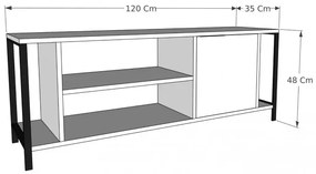 Comoda TV Bond - Antracit