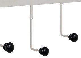 Cuier de perete alb din metal Home – Ixia