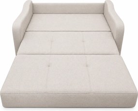Canapea SAMY extensibila, 2 locuri, cu lada de depozitare, albastru, cadru metalic , 152x100x92 Bej, Stofa