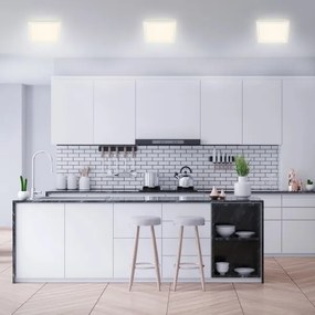 Plafonieră LED CADRE LED/18W/230V d. 29,6x29,6 cm albă Briloner 7362-016