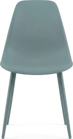 OFERTA Scaun de masa OSAKA din plastic, petrol II. calitate