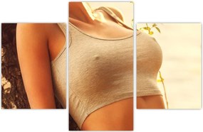 Tablou - Femeia lângă pom (90x60 cm)