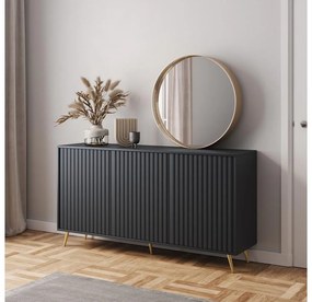 Dulap Biel B2  (negru + auriu). 1098851