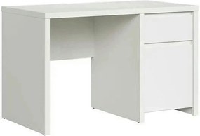 Birou KASPIAN, alb mat, PAL infoliat, 120x65x77 cm