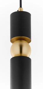 Lustră pe cablu Jupiter 2003 ALAS 1xGU10/10W/230V negru/auriu