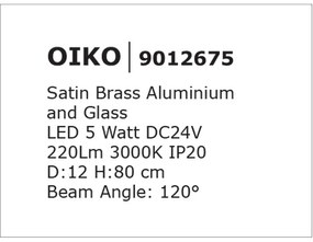 Lustra din sticla pentru profil magnetic OIKO
